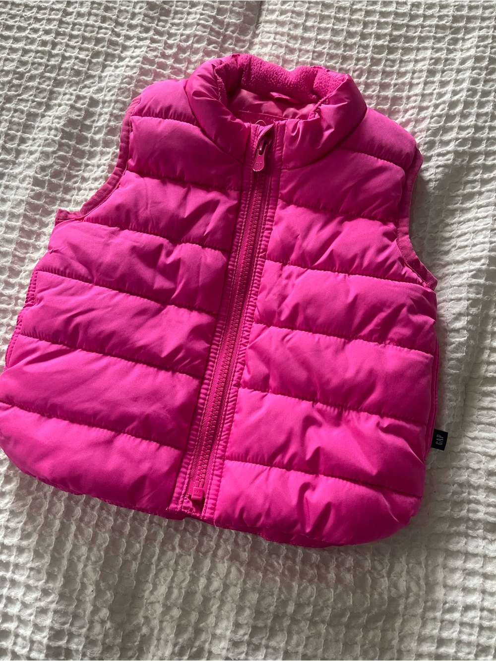 GAP Hot Pink Quilted Kids Puffer Vest